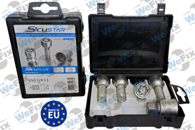 Секретні болти FARAD SICUSTAR сфера 14x1,5х32  1 ключ