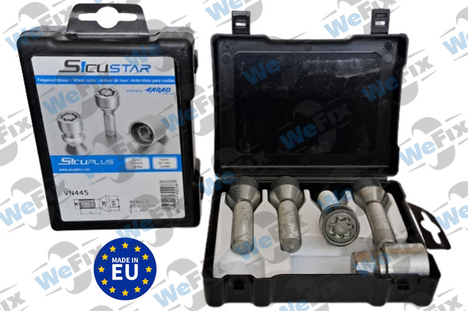 Секретні болти FARAD SICUSTAR конус 14x1,5х45  1 ключ
