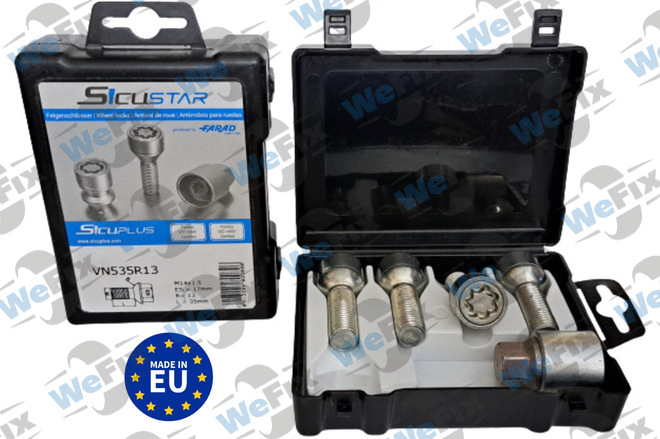 Секретні болти FARAD SICUSTAR сфера 14x1,5х35  1 ключ