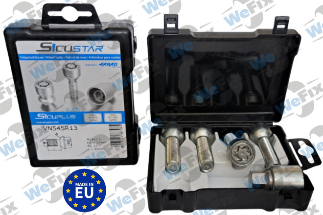 Секретні болти FARAD SICUSTAR сфера 14x1,5х45  1 ключ