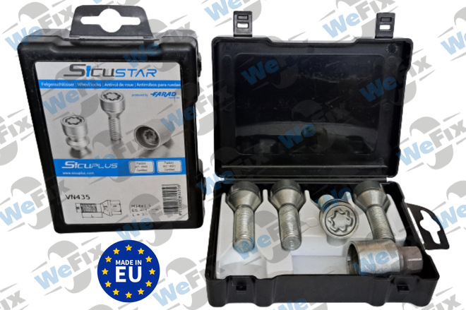 Секретні болти FARAD SICUSTAR конус 14x1,5х35  1 ключ