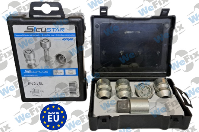 Секретні гайки FARAD SICUSTAR конус 12x1,25х34 кл.19  1 ключ