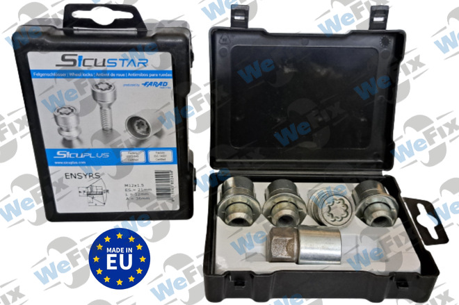 Секретні гайки FARAD SICUSTAR з шайбою Toyota 12x1,5х36 кл.21  1 ключ