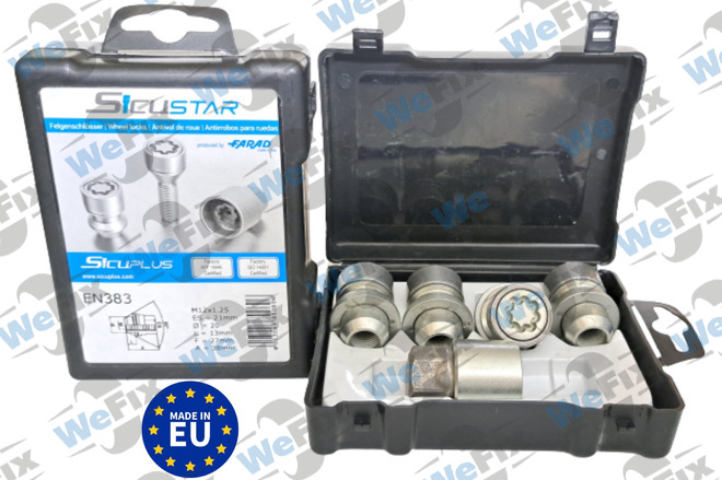 Секретні гайки FARAD SICUSTAR з шайбою Nissan 12x1,25х36 кл.21  1 ключ