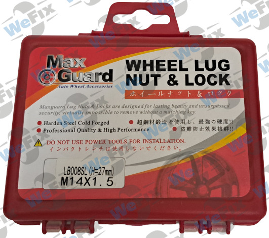 Секретні болти WHEEL LUG конус 14x1,5х28  2 ключі(кл.17/19) (ВН). Фото 2