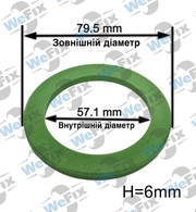 Центрувальне кільце 79.5/57.1 Momo/Avus/Mille Miglia 6mm