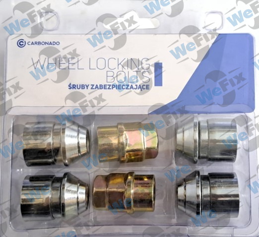 Секретні гайки CARBONADO Ford 12x1,5х32 кл.19/21  2 ключa (ВН). Фото 2