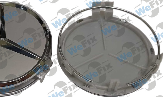 Ковпачок Mercedes 75/70 срібний A1704000025 A-Class B-Class W204 W205 W212 W213 G-Class GLA CLA 