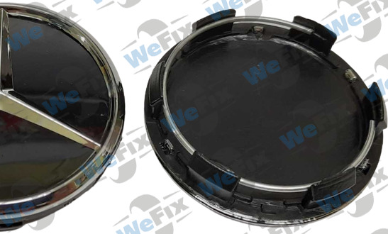 Ковпачок Mercedes 60/57 чорний A-Class B-Class W204 W205 W212 W213 GLA G-Class S-Class