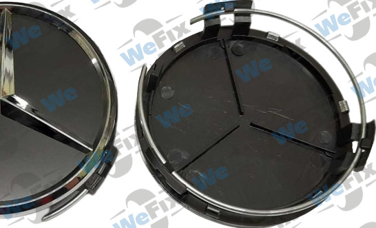 Ковпачок Mercedes 75/70 чорний A1704000025 A-Class B-Class W204 W205 W212 W213 G-Class GLA CLA