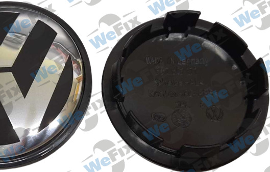 Ковпачок VW 65/56 чорний 3B7601171 Caddy CC Golf Passat Scirocco Sharan Tiguan Touran Jetta Touareg