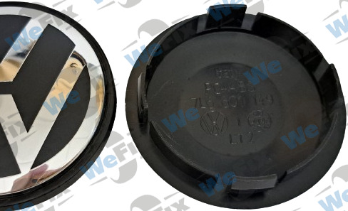 Ковпачок VW 76/65 чорний 7L6601149 Touareg LT Crafter