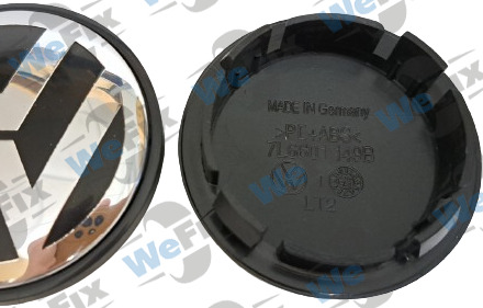 Ковпачок VW 70/58 чорний 7L6601149B Touareg Multivan T5