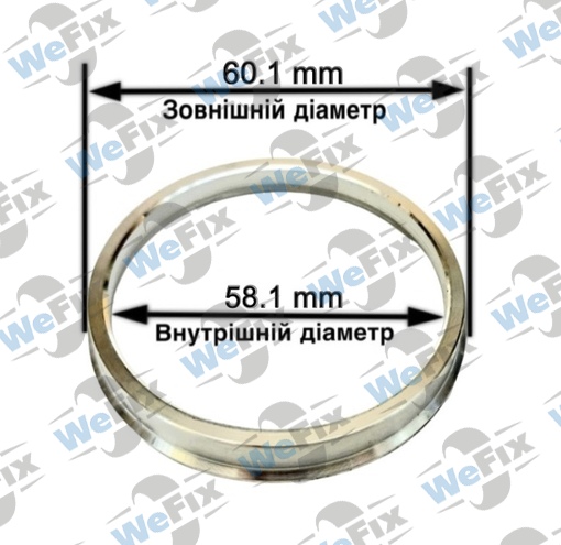 Центрувальне кільце 60.1/58.1 (алюміній)