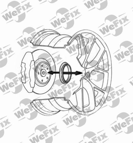 Центрувальне кільце 60.1/56.6 (алюміній). Фото 3