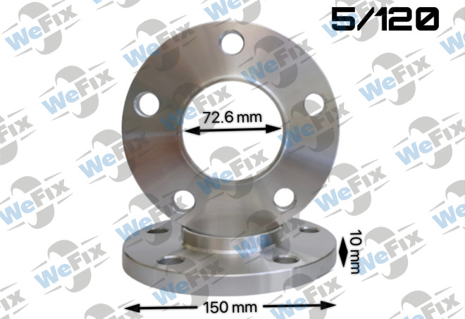 Проставкa BMW 10мм 5/120 dia 72.6  D=150