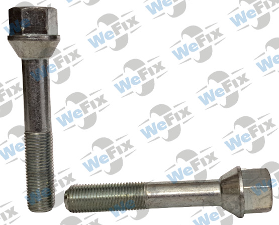 Болт колісний M12х1,25х65 конус цинк ключ 17. Фото 2