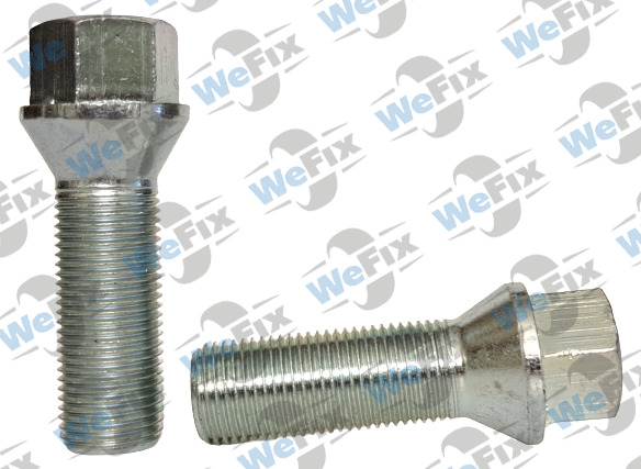 Болт колісний M14х1,25x35 конус цинк ключ 17 . Фото 2