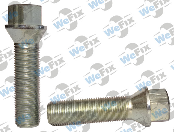 Болт колісний M14х1,25x45 конус цинк ключ 17 . Фото 2