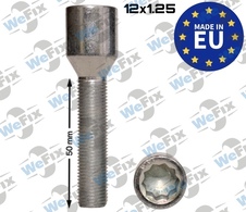 Болт колісний внутр.десятигранник M12х1,25x50 цинк (TORX)