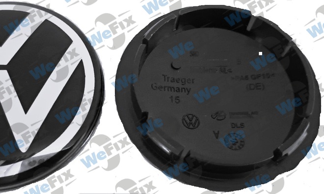 Ковпачок VW 65/56 чорний 5H0601171 Gofl GTI Passat Multivan Тiguan Transporter