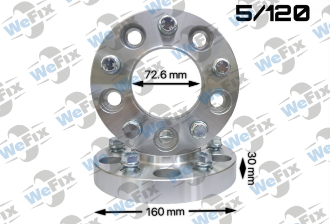 Проставкa BMW 30мм 5/120 dia 72.6 з футорками 12х1,5