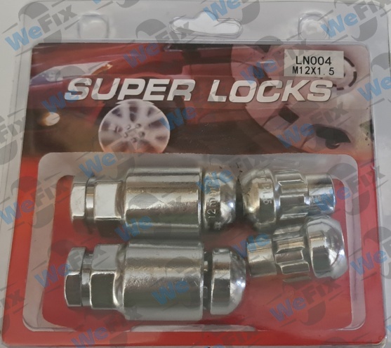 Секретні гайки Super Locks 12x1,5х34 сфера кл.19/21  2 ключa (ЗВ). Фото 2