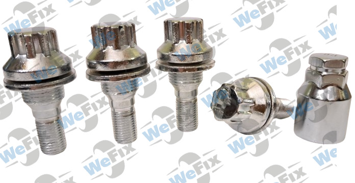 Секретні болти SAVE CAR з шайбою Peugeot 12x1,25х36 (ЗВ) 2 ключа 17/19