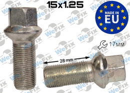 Болт колісний M15х1,25x28 сфера цинк ключ 17 Italy