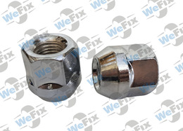 Гайка колісна відкрита M12x1,5x25 конус ключ 21 хром