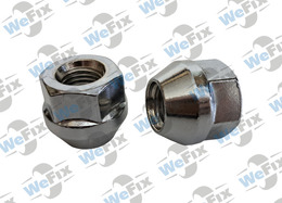 Гайка колісна відкрита M12x1,5x22 конус ключ 21 хром