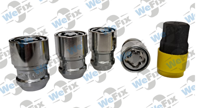 Секретні гайки WHEEL LUG конус 14х1,5х35 кл.19/21  2 ключа