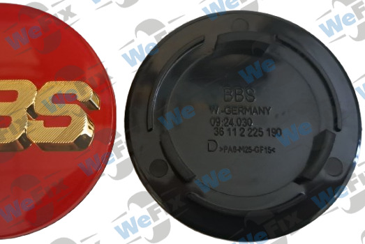 Ковпачок BBS 69/47 червоно-золотий 36112225190