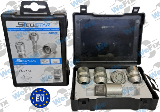 Секретні гайки FARAD SICUSTAR конус 12x1,25х34 кл.21  1 ключ