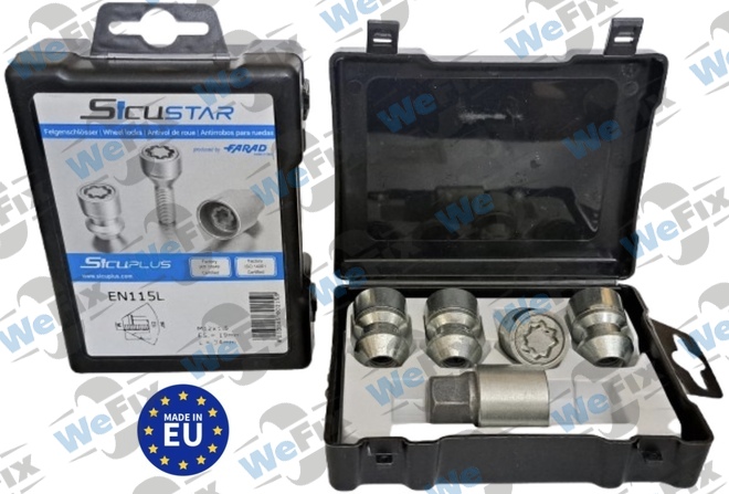 Секретні гайки FARAD SICUSTAR конус 12x1,5х34 кл.21  1 ключ