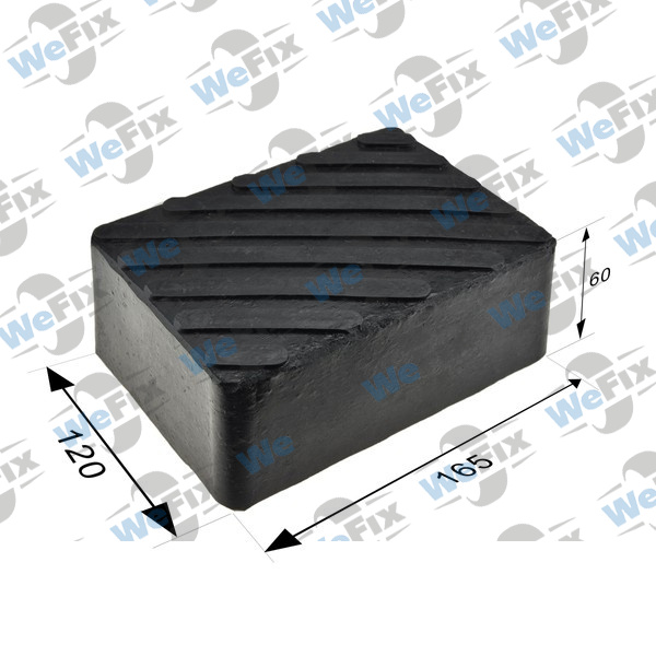 P13 Гумовий куб для домкратів тарілок 165x120x60мм STIX. Фото 5