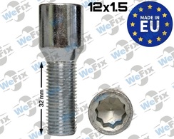 Болт колісний внутр.десятигранник M12х1,5x32 цинк (TORX) ITALY