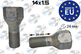 Болт колісний M14х1,5x28 конус Dacromet ключ 24 Fiat Ducato OEM