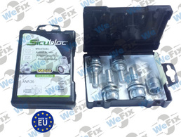 Секретні болти FARAD SICUBLOC з шайбою 12x1,25х36 кл.17 1 ключ