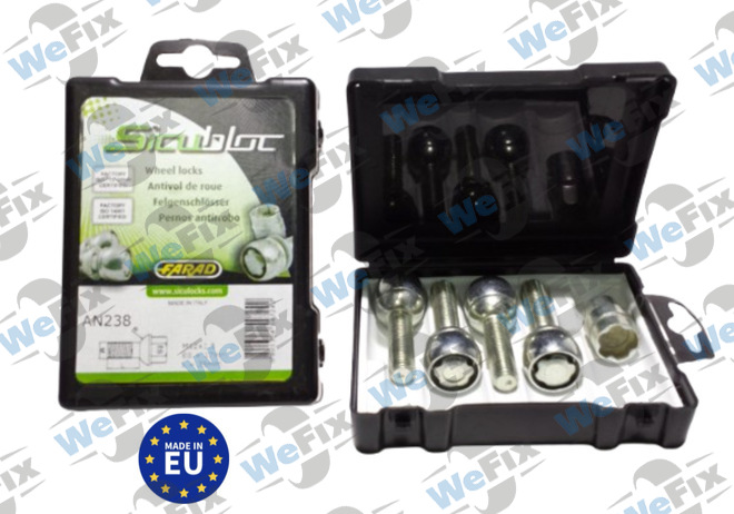 Секретні болти FARAD SICUBLOC сфера 12x1,5х29 кл.17 1 ключ