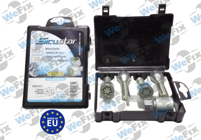 Секретні болти FARAD SICUSTAR конус 14x1,25х40 кл.17 1 ключ