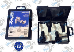 Секретні болти FARAD STARLOCK конус 12x1,5х25 чорні 1 ключ