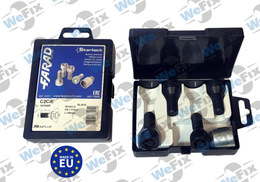Секретні болти FARAD STARLOCK конус 14x1,5х28 чорні 1 ключ