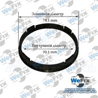 Центрувальне кільце 74.1/70.1 TPI (скловолокно) Premium