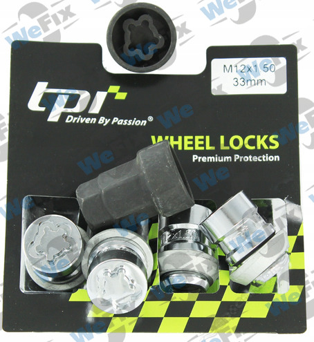 Секретні гайки TPI конус 12x1,5х33 Ford кл.19/21 2 ключа