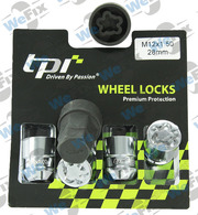 Секретні гайки TPI конус 12x1,5х28 кл.19/21 2 ключа