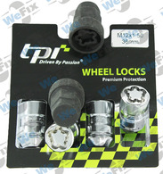 Секретні гайки TPI конус 12x1,5х36 кл.19/21 2 ключа