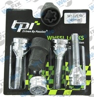 Секретні болти TPI конус 12x1,5х45 кл.17/19 2 ключ