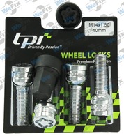 Секретні болти TPI сфера 14x1,5х40 кл.17/19 2 ключ