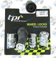 Секретні гайки TPI конус M1/2"-20х36 кл.19/21 2 ключа